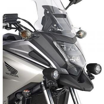 GIVI Soporte de Proyectores para Moto Guzzi V85 TT (2019-2021) con Kit de Montaje S310, S320, S321, S322