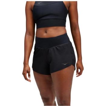 Shorts Hoka Glide 10cm Negros para Mujer, Talla M