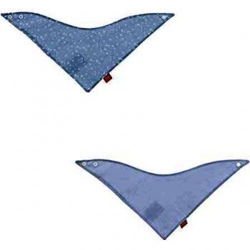 Babero Bandana Tri Pack 2 Be Ocean Gris 38x18 cm