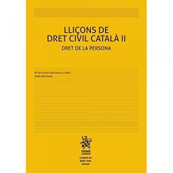 Lliçons de Dret Civil Català II Dret de la Persona