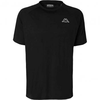 Camiseta Kappa Ipool Active de hombre, manga corta, color negro y gris, tamaño XXL
