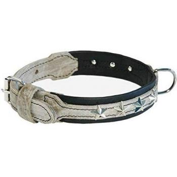 Collar Martin Sellier Montana Gris y Negro 30 mm - 50 cm