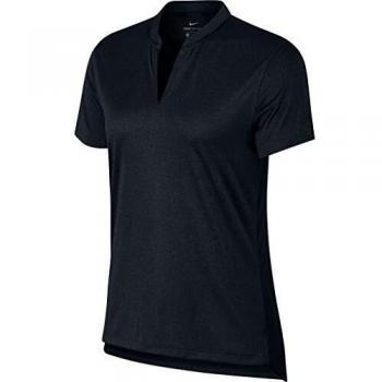 NIKE W Nk Znl Cl SS KT Polo, Mujer, Black/Black, XS