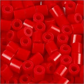 Perlas Nabbi originales rojas para planchas, 5x5 mm, diámetro interior 2,5 mm, medio, 6000 piezas