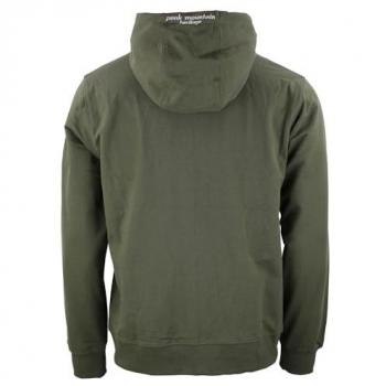 Peak Mountain French Terry Full-Zip Cotton Hoodie