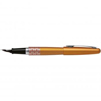 Pilot - Pluma MR Retro Pop - Naranja & Flower Ring con Estuche