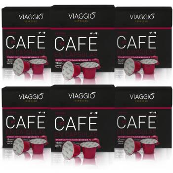 VIAGGIO ESPRESSO - 60 Cápsulas de Café Compatibles con Máquinas Nespresso - VERONA