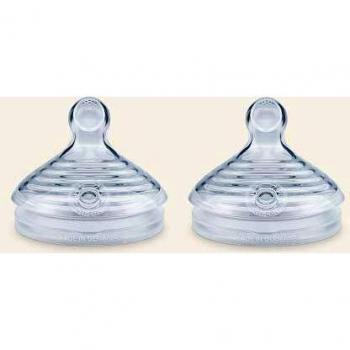 Nuk Nature Sense Silicone Anti-Colic Teat Size 2 Medium (6-18 Months) - Pack of 2