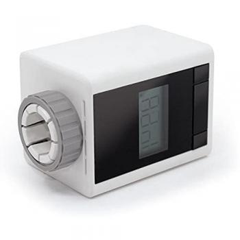 Válvula Termostática Suplementaria Inteligente para Radiadores, Compatible con Google Home y Alexa, Conexión Inalámbrica y Aplicación Móvil