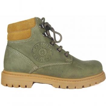 Botas Infantiles para niño y niña Pablosky 717287 Kaki - Color - Kaki, Talla - 35