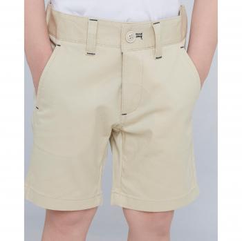Bermuda de niño tejido gabardina color beige Spagnolo