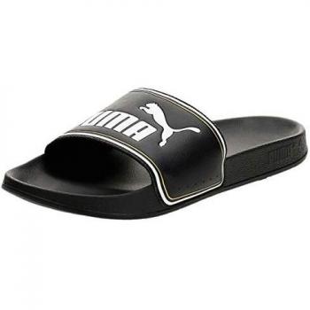 PUMA Leadcat FTR, Zapatos de Playa y Piscina Unisex Adulto, Negro Black Team Gold White, 38 EU