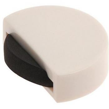 WOLFPACK 5320331 Tope Puerta Adhesivo Silencioso Blanco