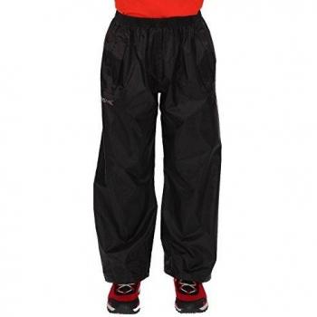 Regatta Boys Stormbreak Lightweight Waterproof Overtrousers - Black - Size 13Y