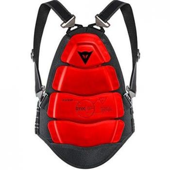 Dainese Scarabeo Bap 03 - Protector de Espalda para niño, Color Rojo, Negro, tamaño Medium