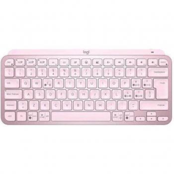 Logitech MX Keys Mini Teclado Inalámbrico Bluetooth Retroiluminado Layout Italiano Rosa
