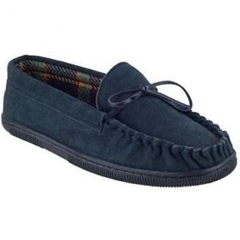 Cotswold Alberta Moccasin Slipper Male Navy UK Size 7