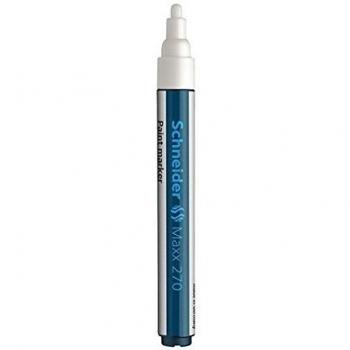 Marcador de pintura Schneider Maxx 270, punta redonda 1-3 mm, blanco
