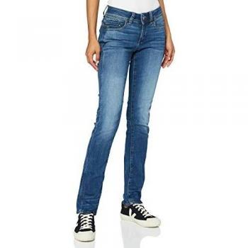 G-Star Raw Women's Midge Saddle Mid Straight Jeans - Medium Indigo Aged, Casual Denim, Size 25/L30