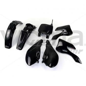 UFO - 47256 : Kit Plástica Completo Kawasaki Color Negro