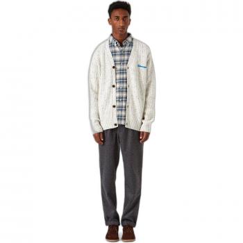 Edmmond Studios Varsy Knit Cardigan Vest