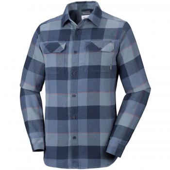 Columbia Men Long-Sleeve Shirt Flare Gun Flannel III, Größe:M, Farbe:Dark Mountain Large Plaid