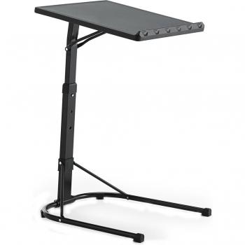 Mesa Auxiliar Plegable Ajustable 45x49cm, Altura 63/68/73cm