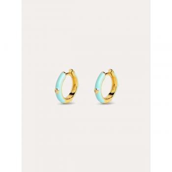 Pendientes Singularu Aro Spark Sky Enamel