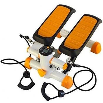 Stepper HMS S3092 con elásticos y pistones hidráulicos, color naranja y blanco, envío gratuito