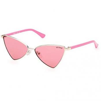 Guess GU8286 Women's Triangular Metal Sunglasses - Pink - One Size