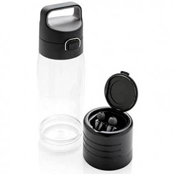 Termo Party 0,6 litros ABS transparente con auriculares