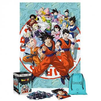 Puzzle Dragon Ball Super - Universo de Supervivencia 1000 Piezas con Póster y Bolsa