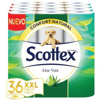 Scottex Aloe Vera Papel Higiénico - 36 rollos