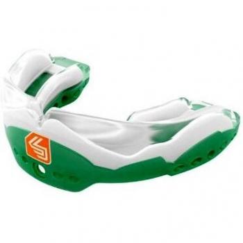 Protector bucal Shock Doctor Ultra 2 STC Youth Verde y Blanco para fitness (UNICA)