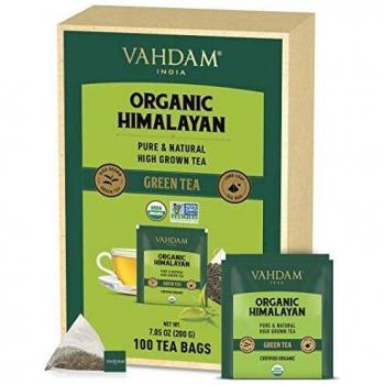 VAHDAM, Hojas de Té Verde del Himalaya