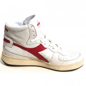 Diadora Women's Vintage White Garnet Sneakers, Size 8 US / 5 UK