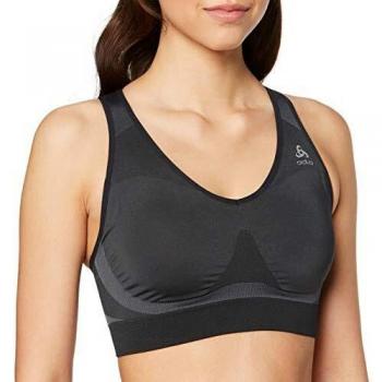 Odlo Sports Bra Seamless High Sujetador, Mujer, Black, S
