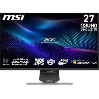 Monitor Gaming MSI MPG 274URDFWDE E16M 27 4K Ultra HD IPS QLED 160Hz Tiempo de Respuesta 0,5 ms HDMI/DP/USB-C