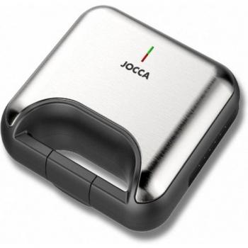 Jocca 1556 Gofrera 3 en 1, 850W con Placas Intercambiables Antiadherentes para Sandwiches, Gofres y Grill