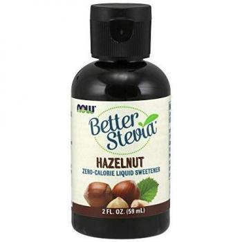 Now Foods Better Stevia Edulcorante Líquido sin Calorías con Sabor de Avellana - 59 ml