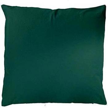 Cojín Desmontable 60x60 cm Verde Oscuro 100% Algodón Oeko Tex Lavable a Máquina con Cremallera - Colección Panamá