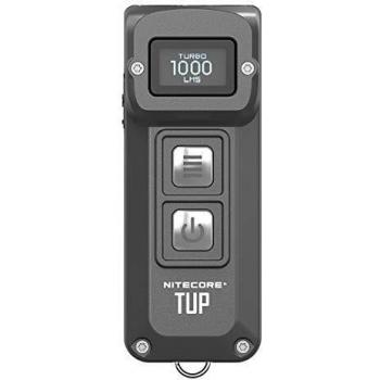 Nitecore TUP Rechargeable Keychain Flashlight - 1000 Lumens, Gray
