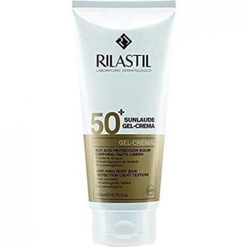 Rilastil Sunlaude - Gel Crema Corporal Con Protección Solar Spf 50+, 200 Ml, Sin Color, 12 Unidad