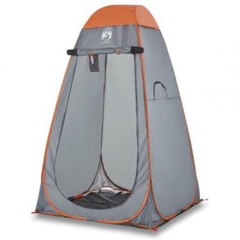 Tienda de privacidad pop-up impermeable gris y naranja, cambiador, vestidor, tienda de campaña