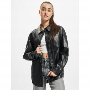 Urban Classics Women's Faux Leather Overshirt