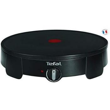 Tefal Breizh PY710812 Crepera con accesorios, 1500 W, Aluminio, Negro