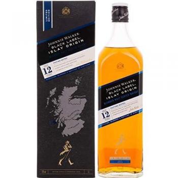 Johnnie Walker - Black Label Islay Origin, Blended Scotch Whisky, Edición Limitada - 1000 ml
