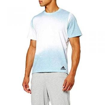 adidas Freelift_Sport Spray Graphic T-Shirt, Hombre, White/Ash Grey, S
