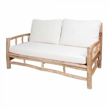 Banco de Madera Paniol con Cojines - MISTERWILS Muebles para Almas Libres