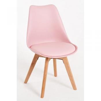 Pack 4 Sillas de Comedor Synk Basic - Rosa